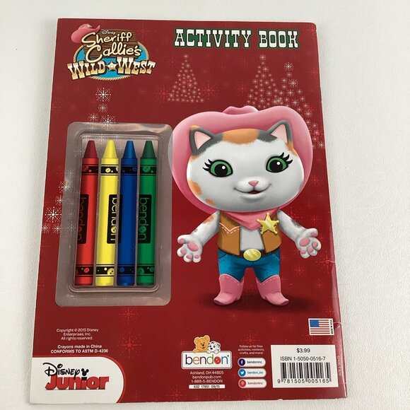 Disney Sheriff Callie's Wild West Activity Book Cowgirl Christmas Stickers 2015 - Picture 2 of 7